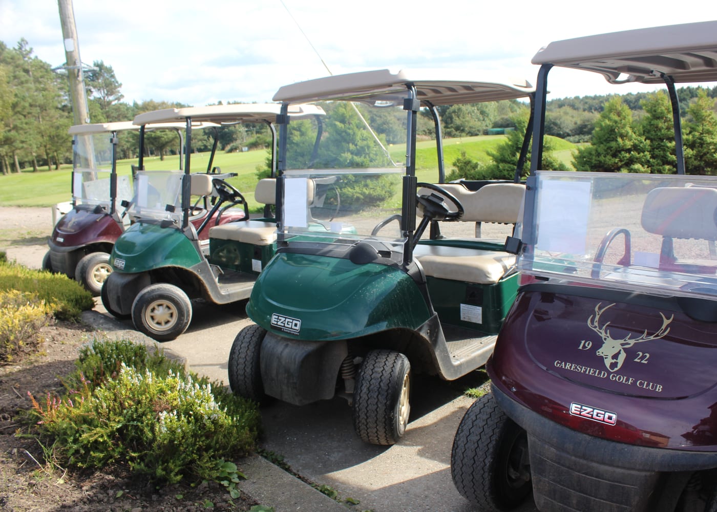 The course at Garesfield
